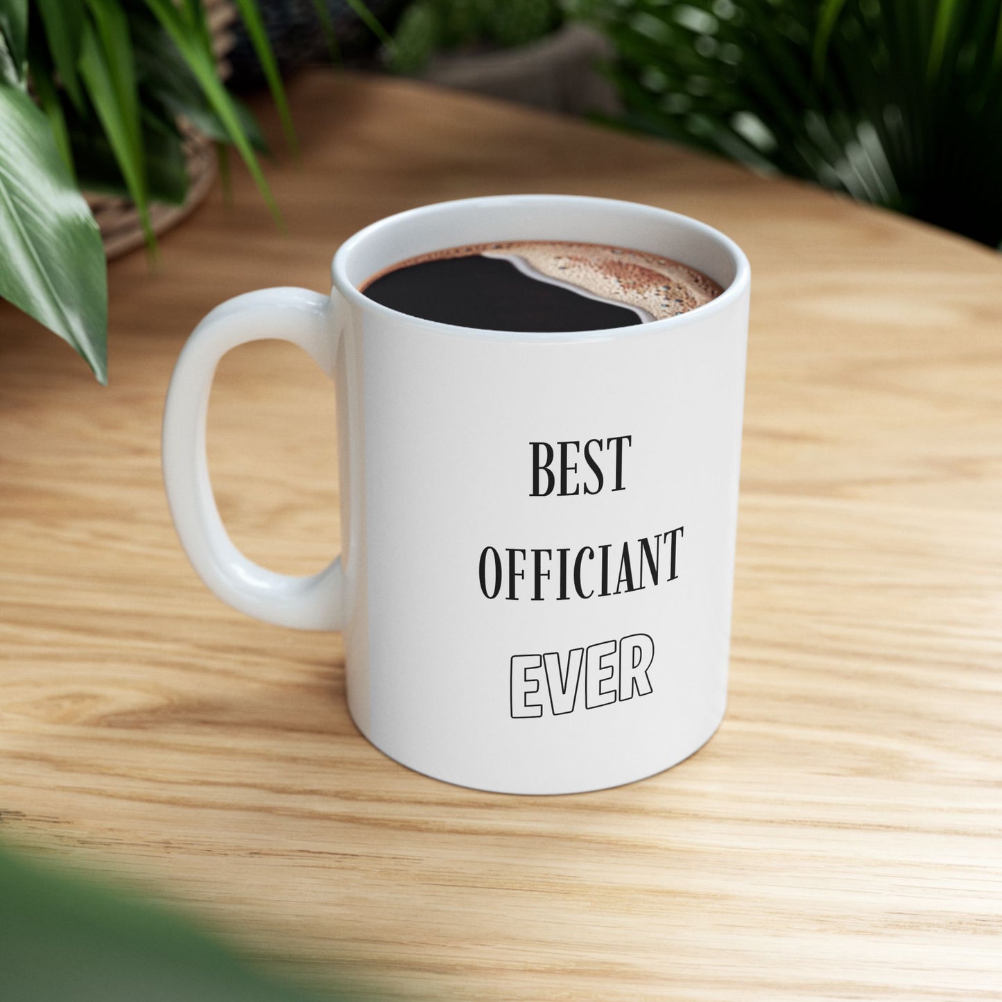 Thank You Gift to the Clergy Inspirational Ceramic Coffee Cup l Best Officiant Gift l Wedding Party Gift