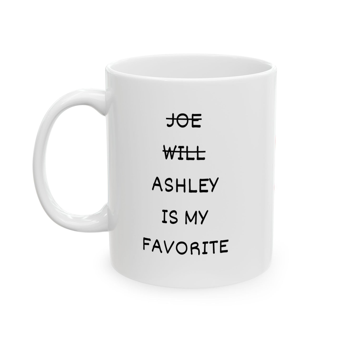 Cross Out Favorite Child Mug, Cute Gift for Parents, Encouragement, Family Love, Unique Ceramic Cup