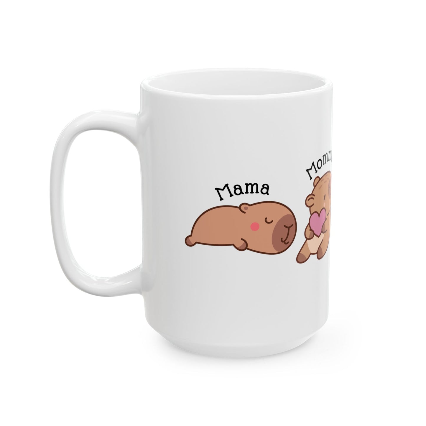 Cute "Mama to Bruh Meme" Capybara-Themed Mug - Perfect Gift for Moms, Mother's Day, Birthday, Tea Lovers, Coffee Enthusiasts