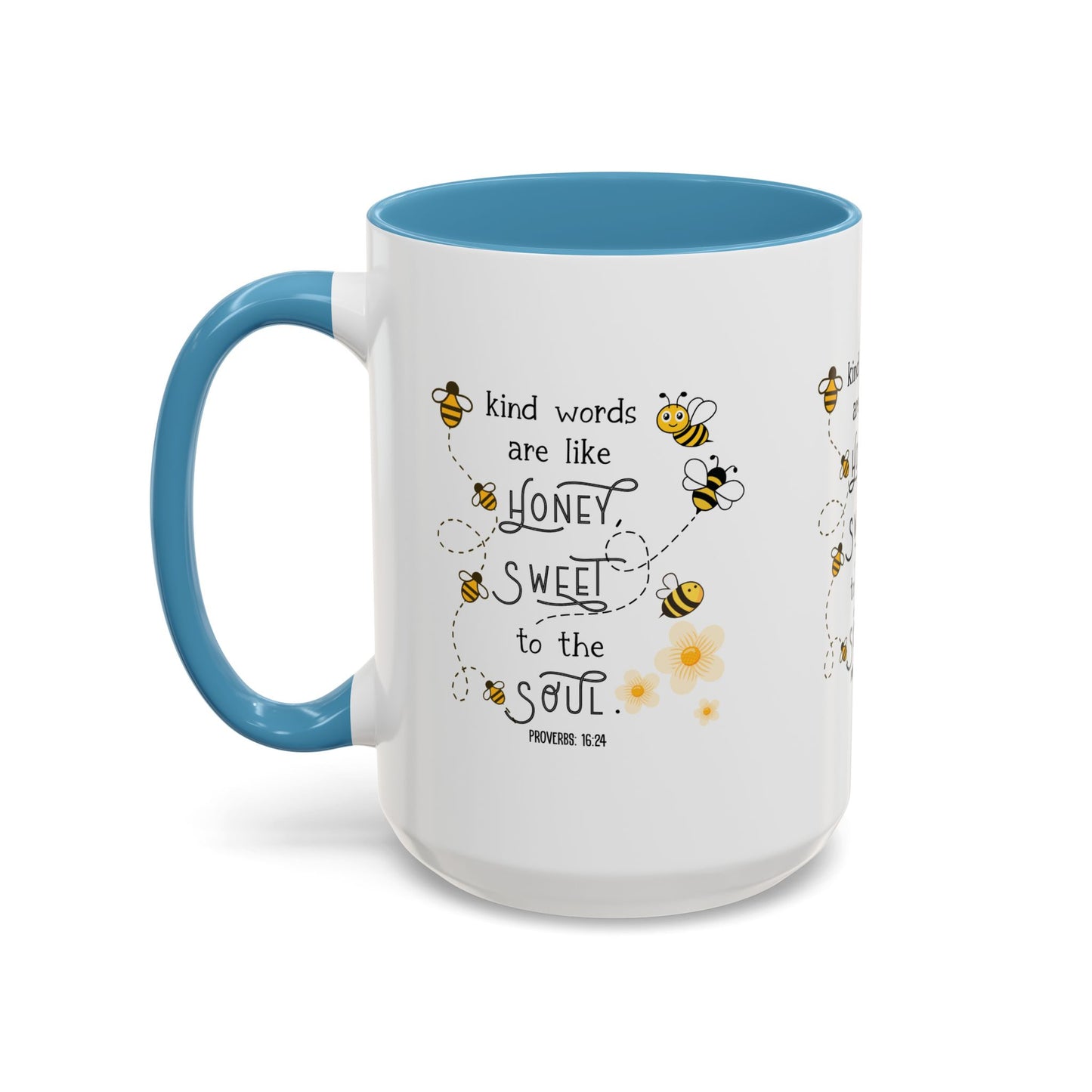 Kind Words Are Like Honey Mug | Sweet, Inspirational Gift, Bee-Themed, Cute Mug, Home Office Decor, Tea Lover's Gift