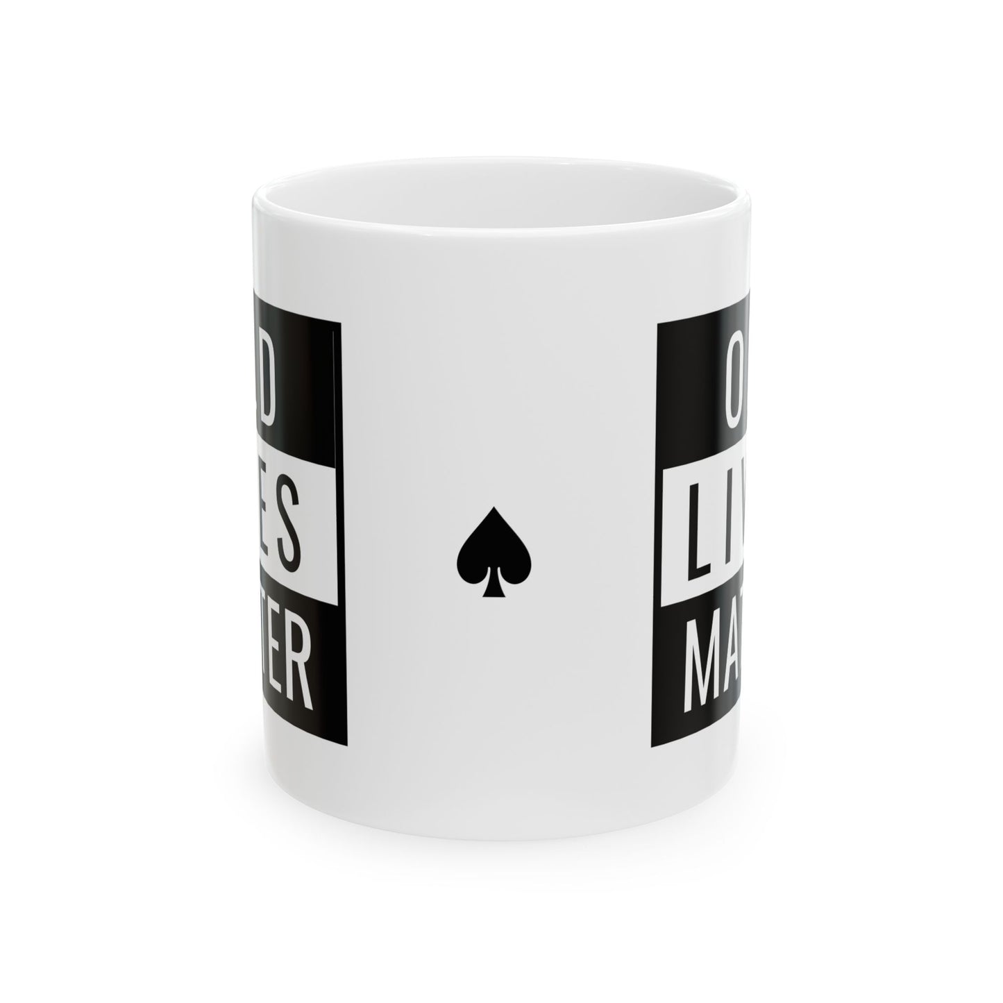 Old Lives Matter Stylish Ceramic Mug - Perfect for Coffee Lovers, Gift for Friends, Home Decor, Office Essentials, Fun Quote