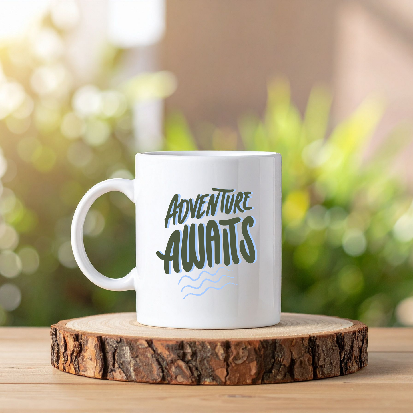 Adventure Awaits – Wanderlust & Travel Ceramic Mug 🌄