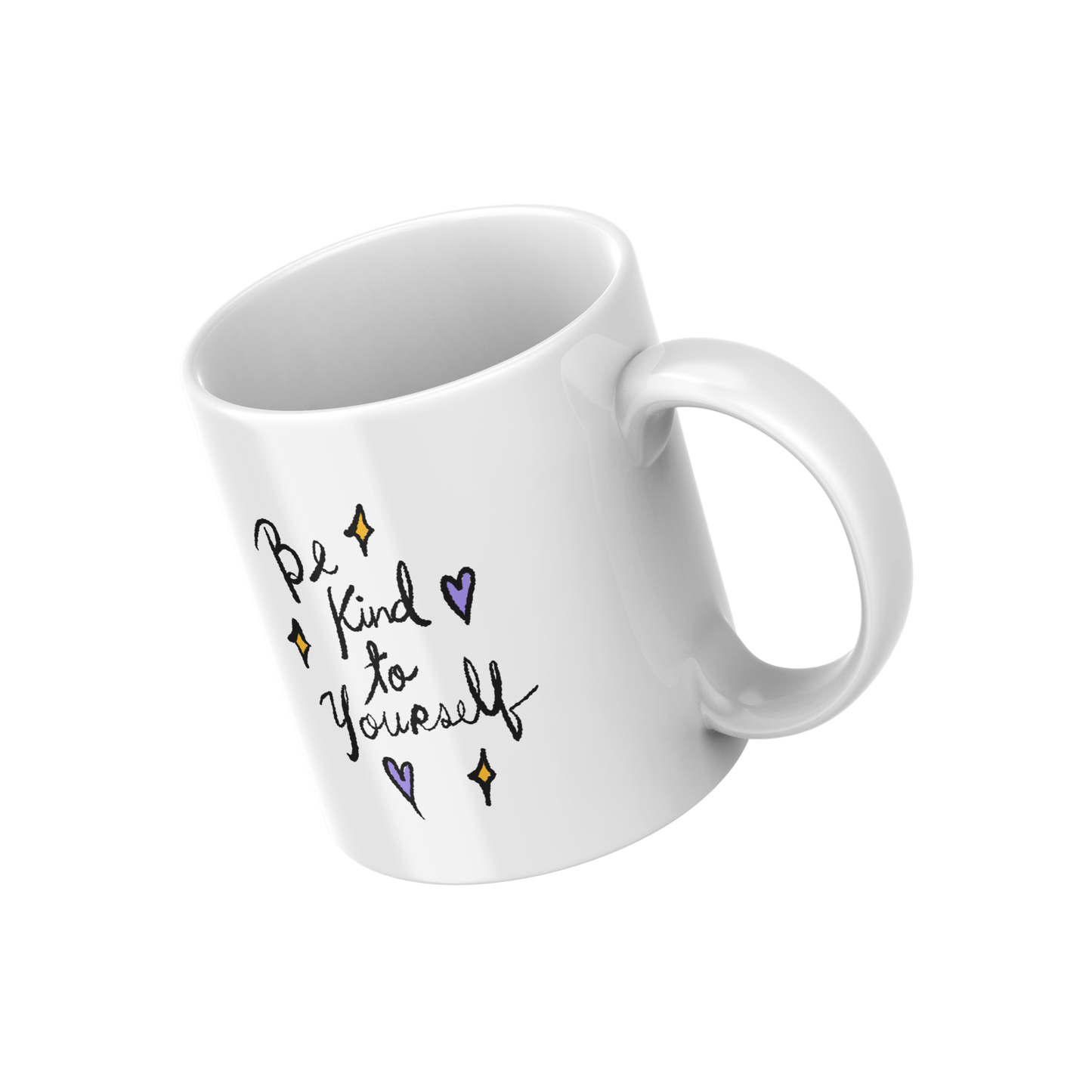 Be Kind to Yourself β Self-Love & Positivity Ceramic Mug π