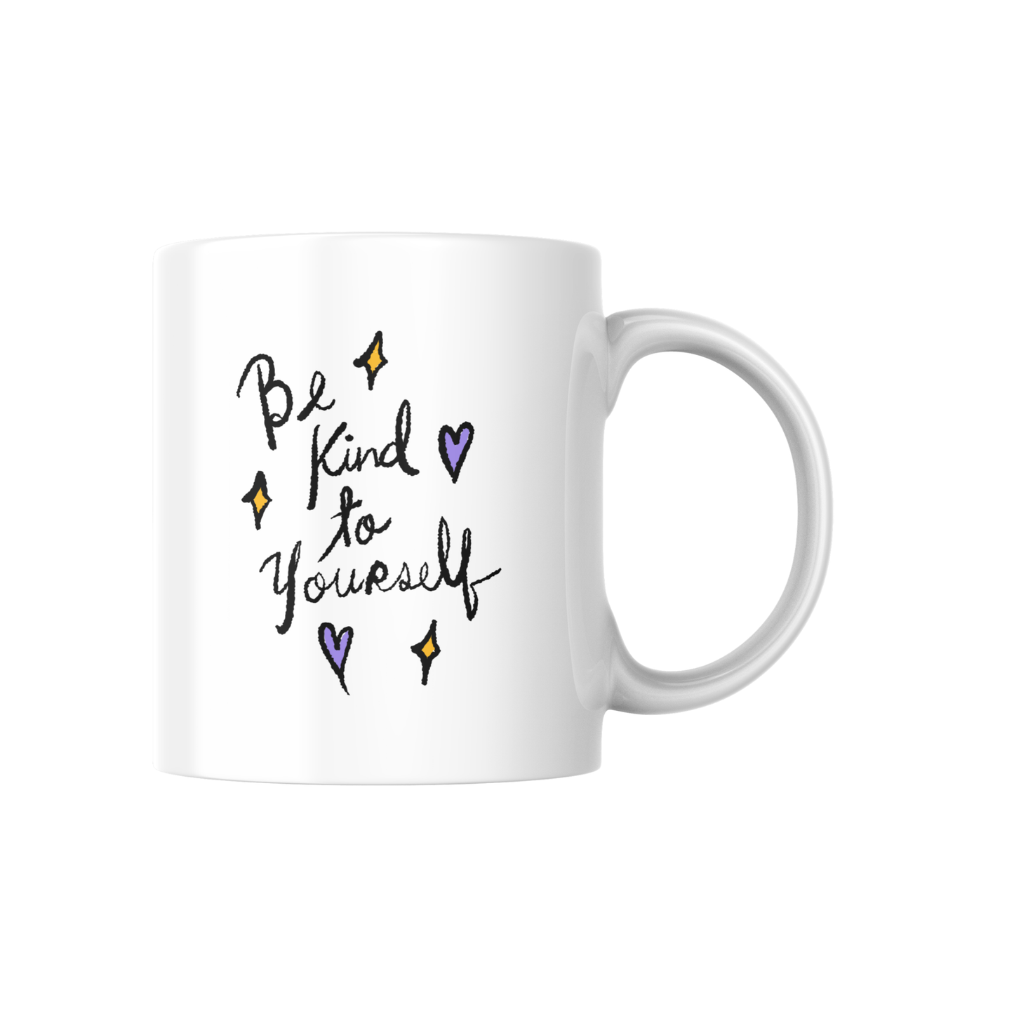 Be Kind to Yourself β Self-Love & Positivity Ceramic Mug π