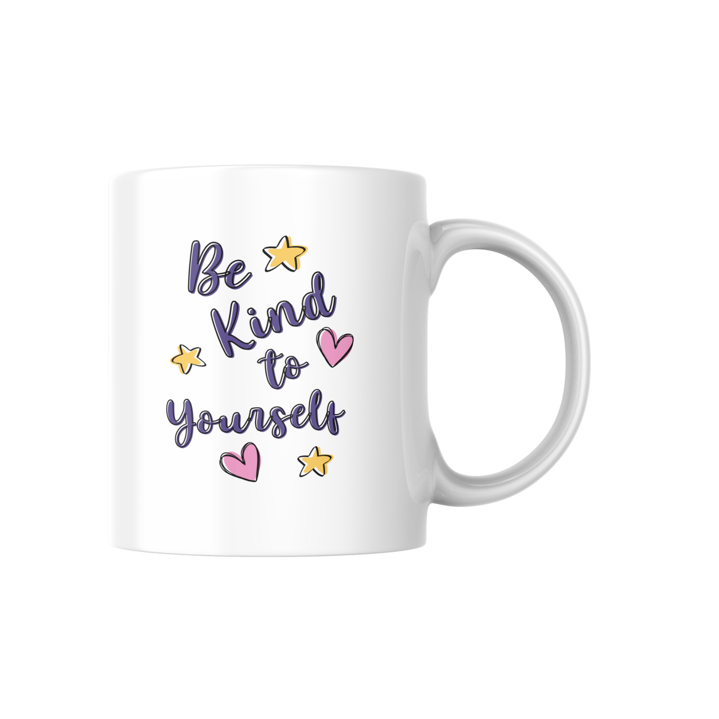 Be Kind to Yourself β Self-Love & Positivity Ceramic Mug π