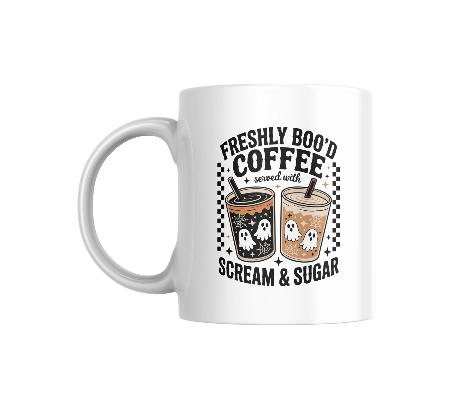 Freshly Boo’d Coffee Mug – Scream & Sugar Edition