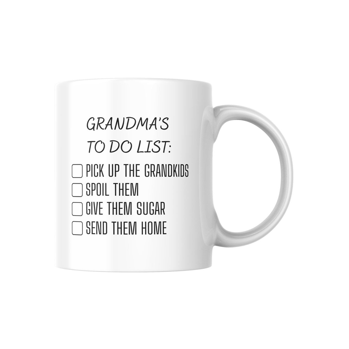 Grandpa’s and Grandma's To-Do List Mugs ☕ | Funny Gift for the World’s Best Grandpa/Grandma