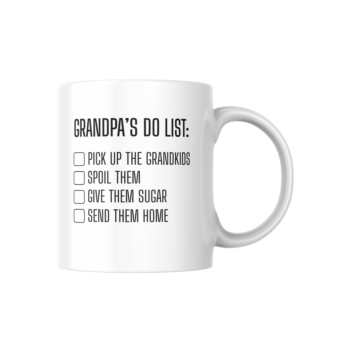 Grandpa’s and Grandma's To-Do List Mugs ☕ | Funny Gift for the World’s Best Grandpa/Grandma