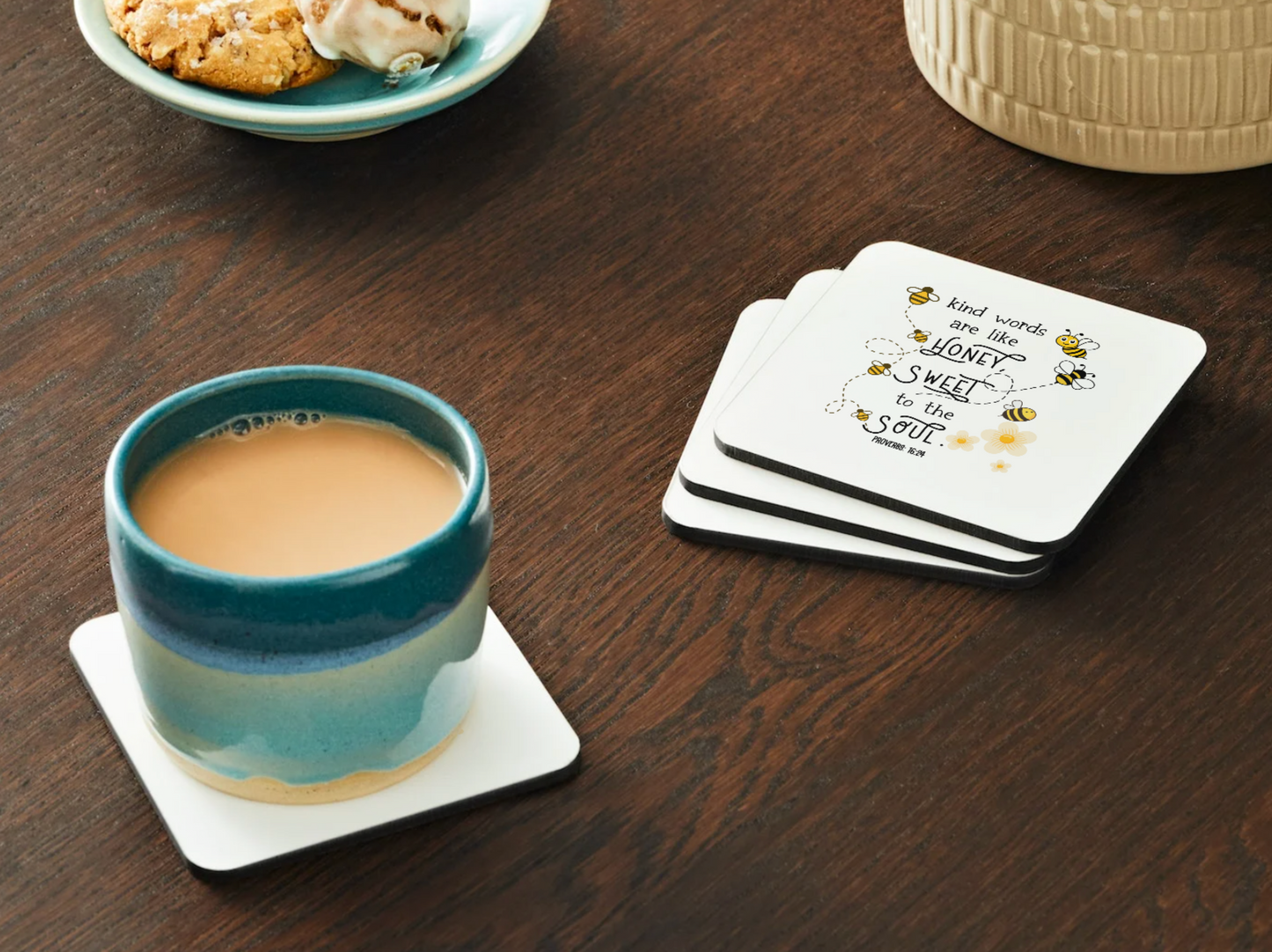 Kind Words Are Like Honey Coaster