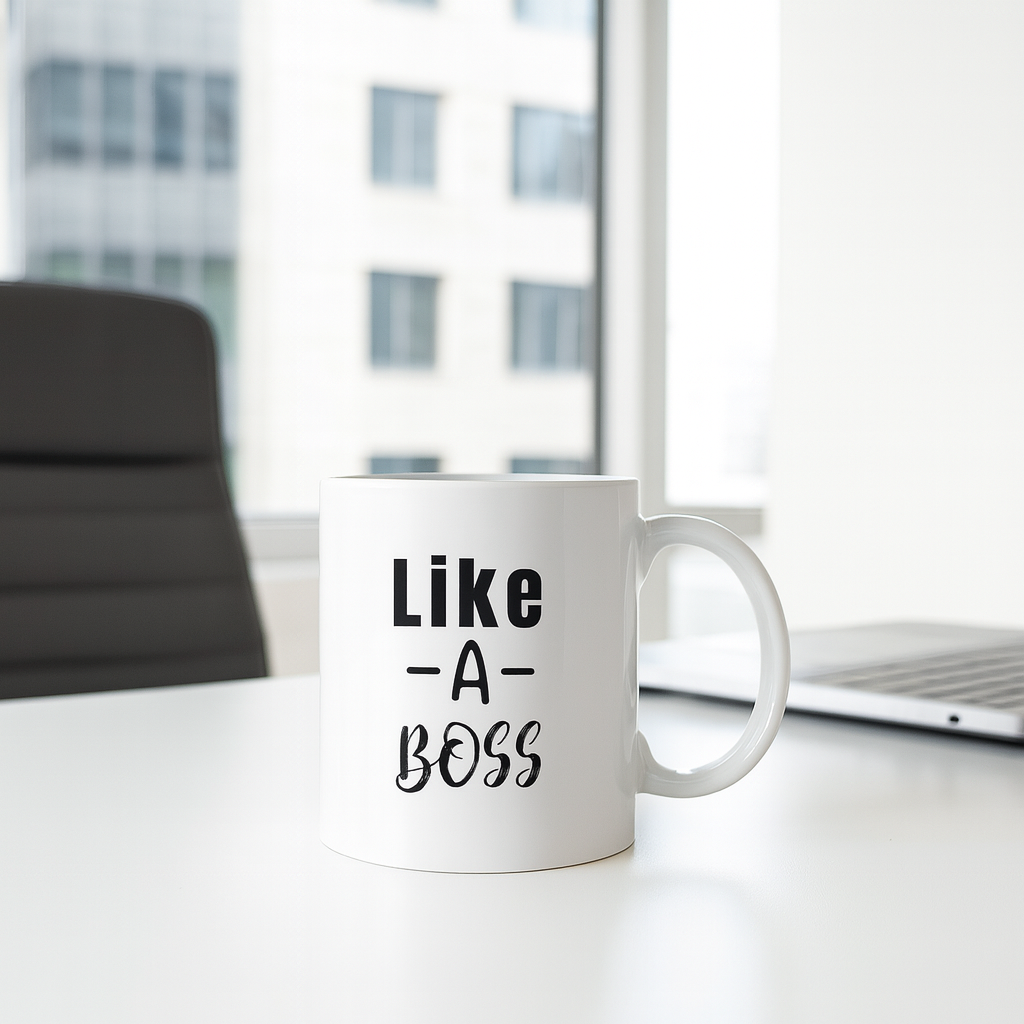 Like a Boss β Empowerment & Motivation Ceramic Mug πͺ