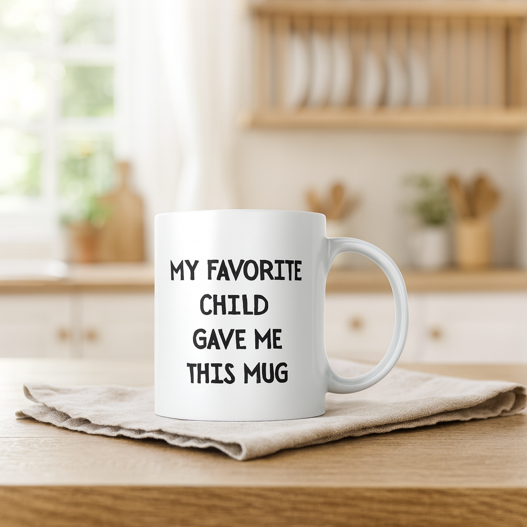 My Favorite Child Gave Me This Mug – Funny Parent Gift Mug