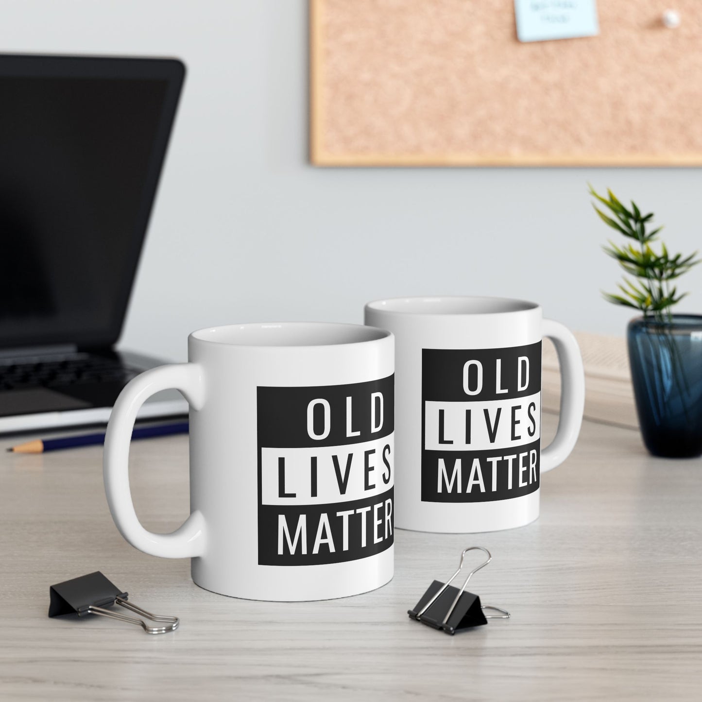 Old Lives Matter Stylish Ceramic Mug - Perfect for Coffee Lovers, Gift for Friends, Home Decor, Office Essentials, Fun Quote