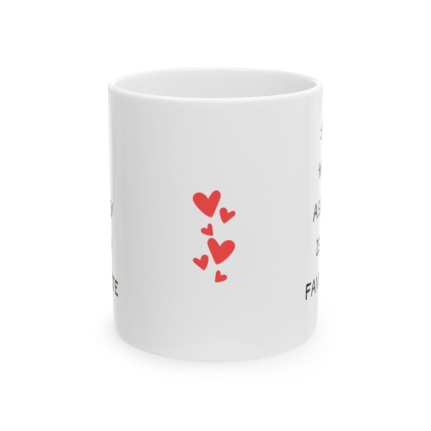 Cross Out Favorite Child Mug, Cute Gift for Parents, Encouragement, Family Love, Unique Ceramic Cup