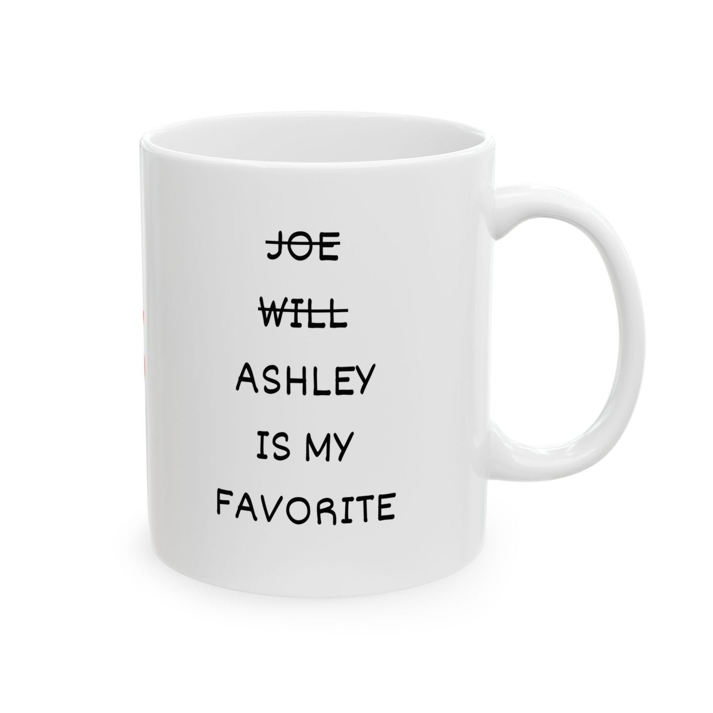 Cross Out Favorite Child Mug, Cute Gift for Parents, Encouragement, Family Love, Unique Ceramic Cup