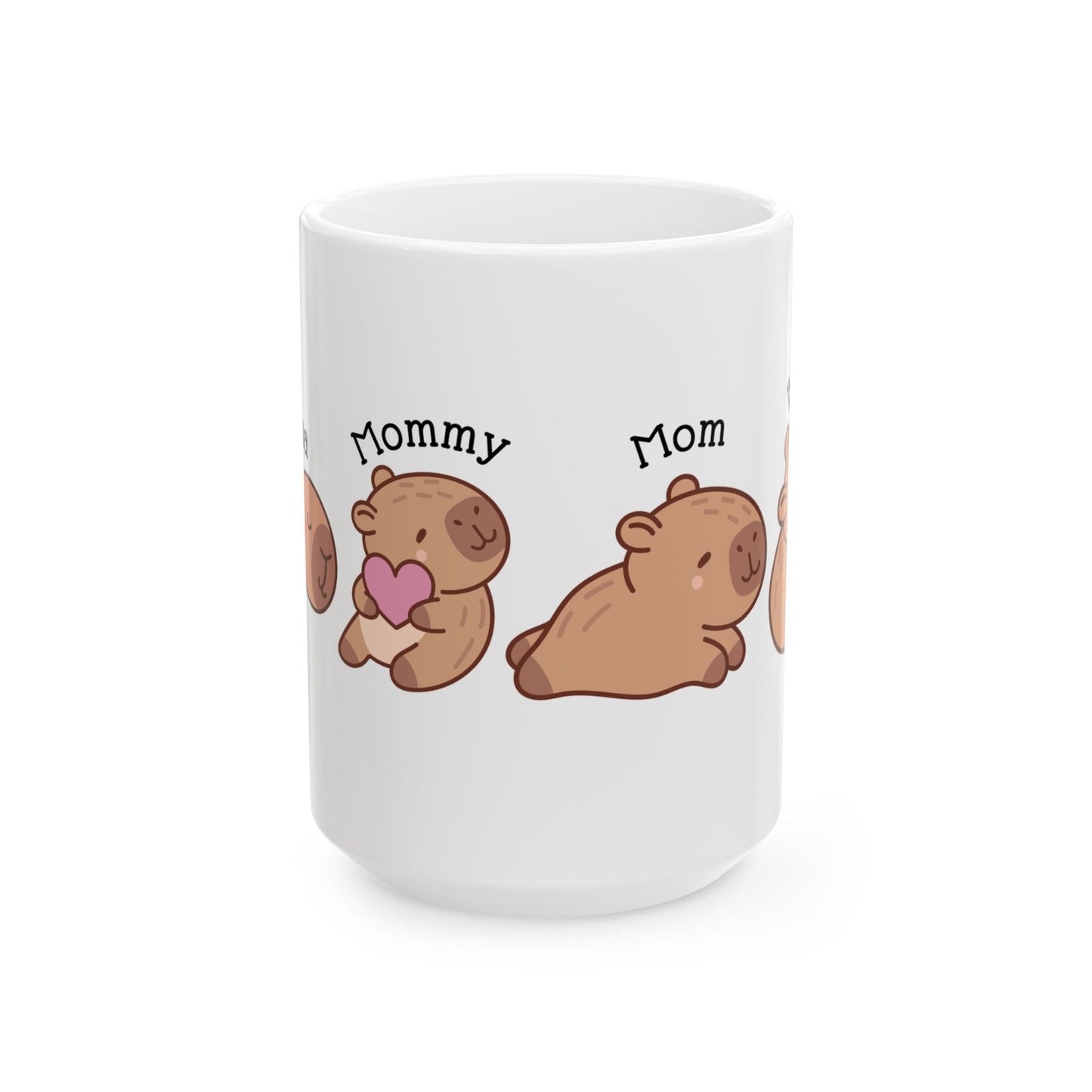 Cute "Mama to Bruh Meme" Capybara-Themed Mug - Perfect Gift for Moms, Mother's Day, Birthday, Tea Lovers, Coffee Enthusiasts