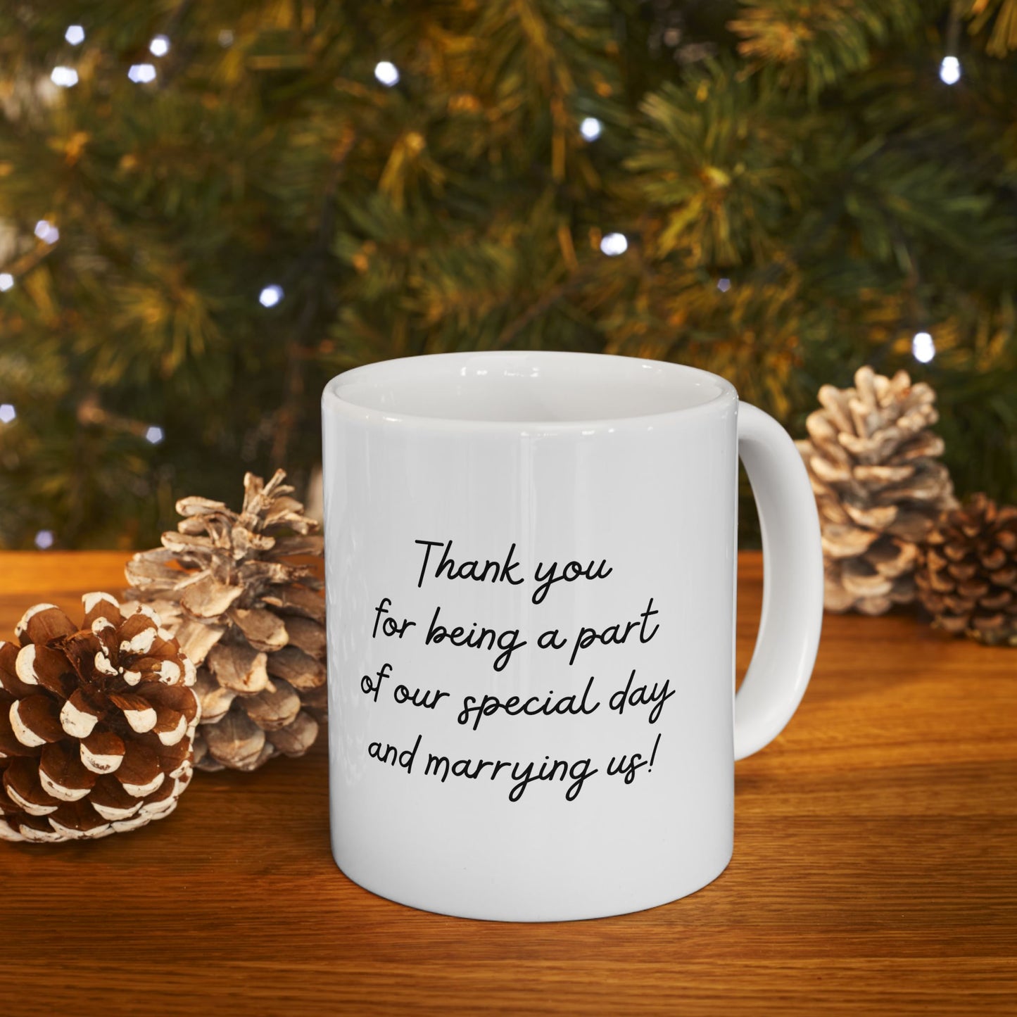 Thank You Gift to the Clergy Inspirational Ceramic Coffee Cup l Best Officiant Gift l Wedding Party Gift