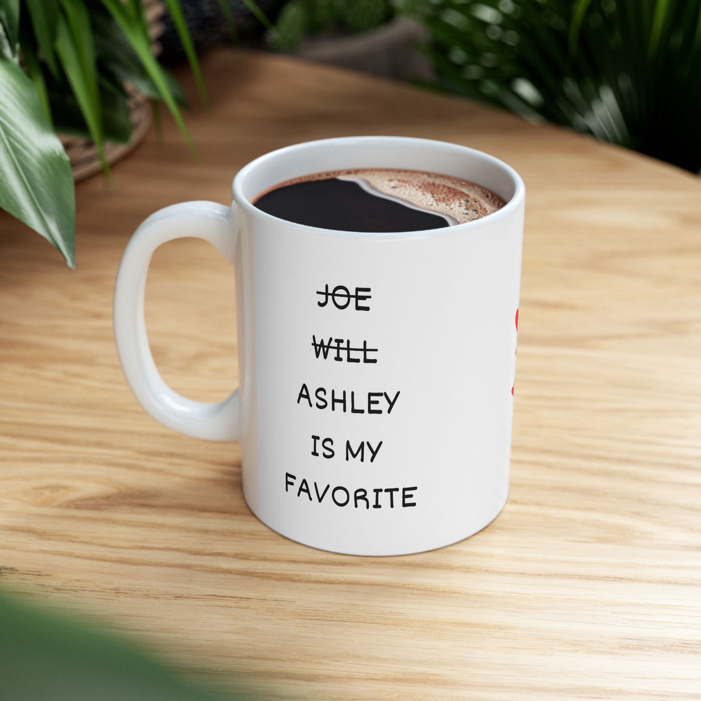 Cross Out Favorite Child Mug, Cute Gift for Parents, Encouragement, Family Love, Unique Ceramic Cup