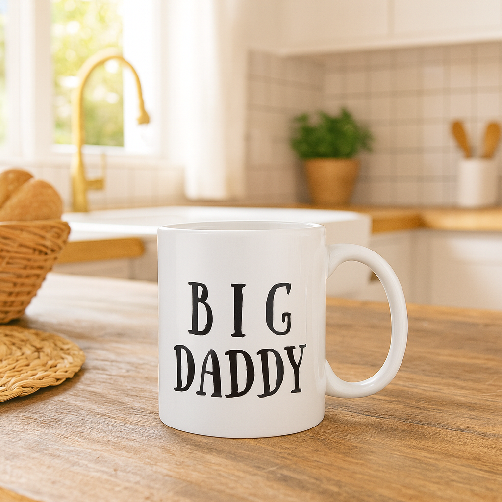 Big Daddy Mug – Bold Funny Coffee Cup for Dads, Husbands & Father’s Day Gifts
