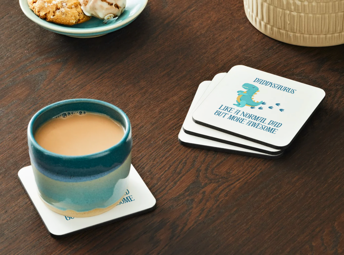 Daddysaurus Coaster