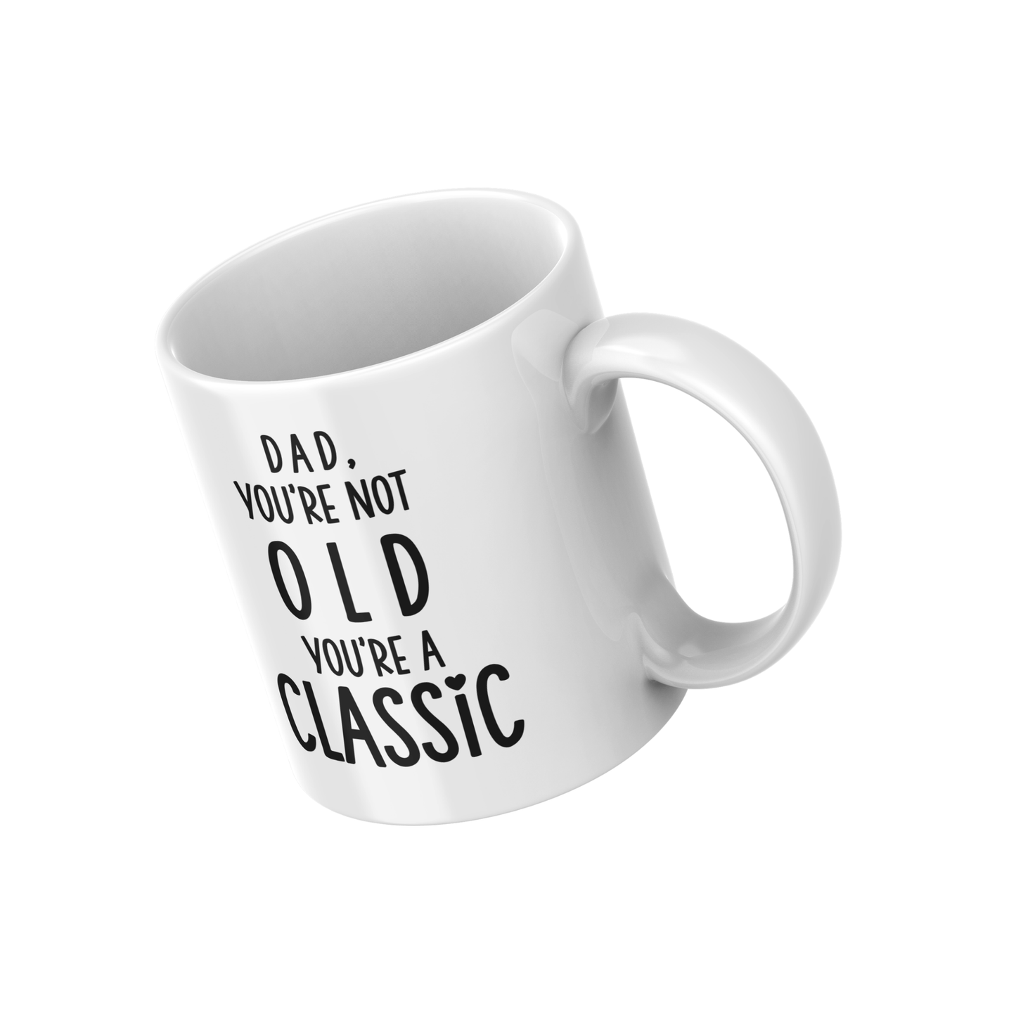 Dad, You’re Not Old You’re a Classic Mug – Funny Coffee Cup for Dads & Father’s Day Gift