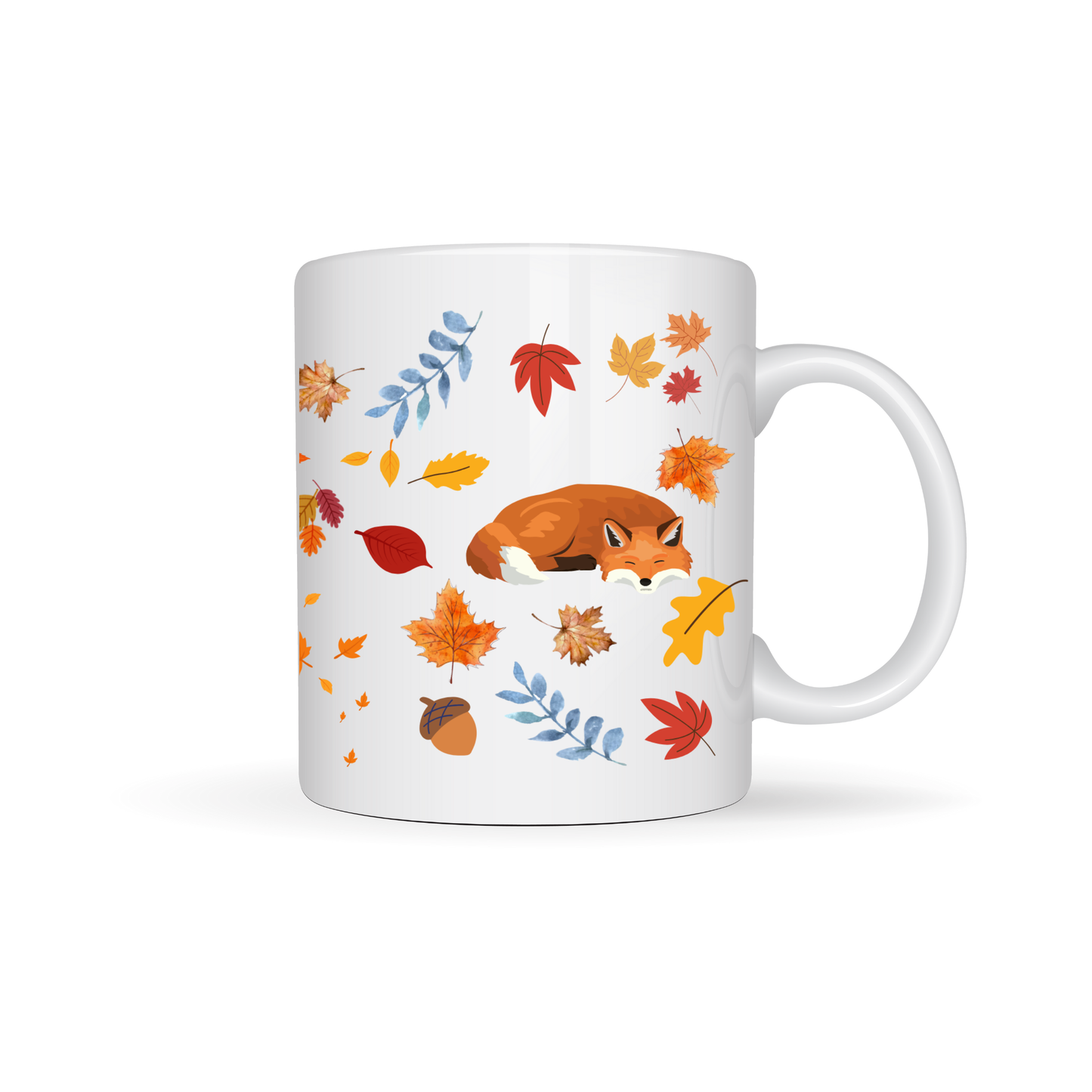 Cozy Autumn Fox Mug 🦊 | Full-Wrap Fall Design