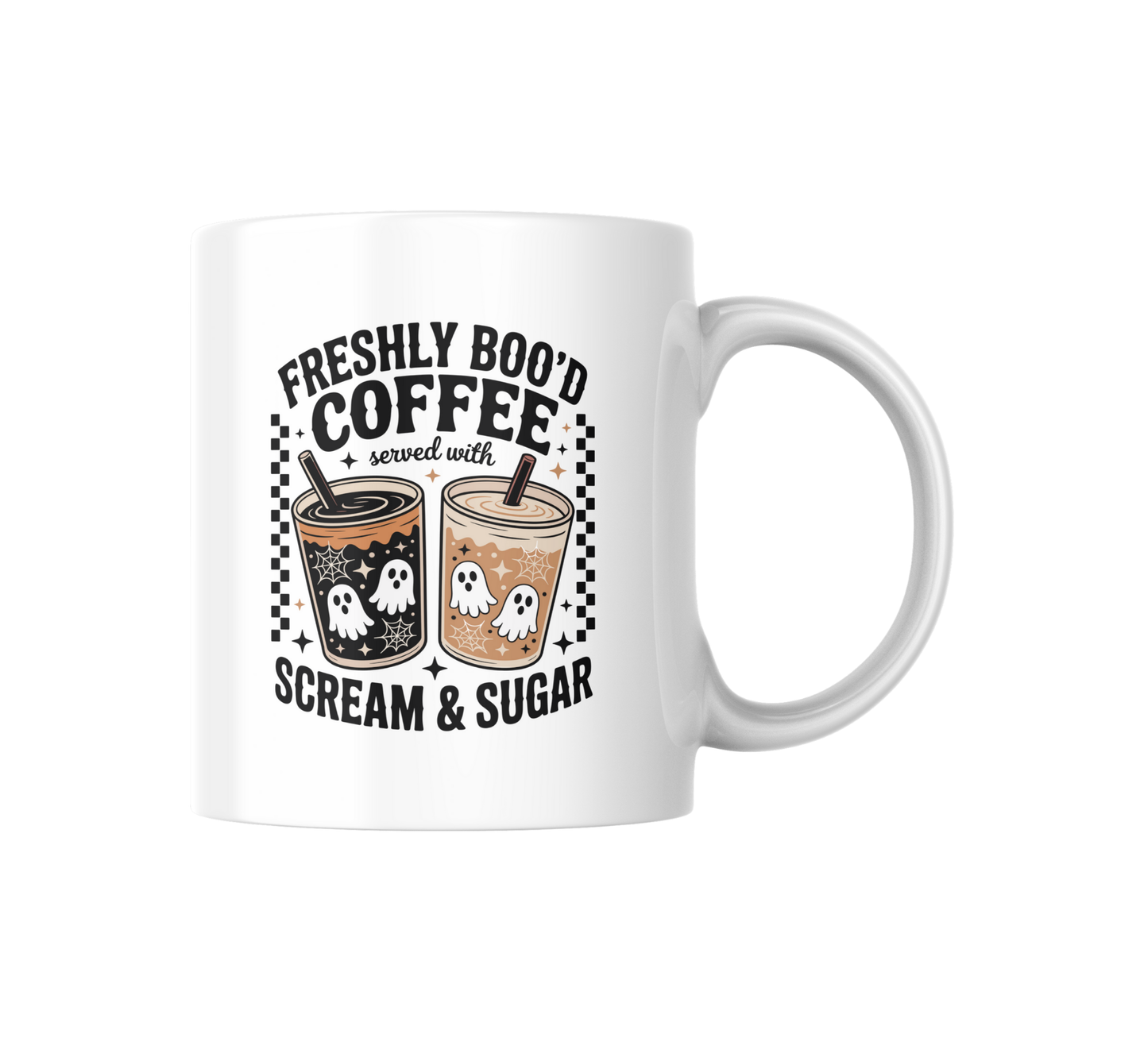 Freshly Boo’d Coffee Mug – Scream & Sugar Edition