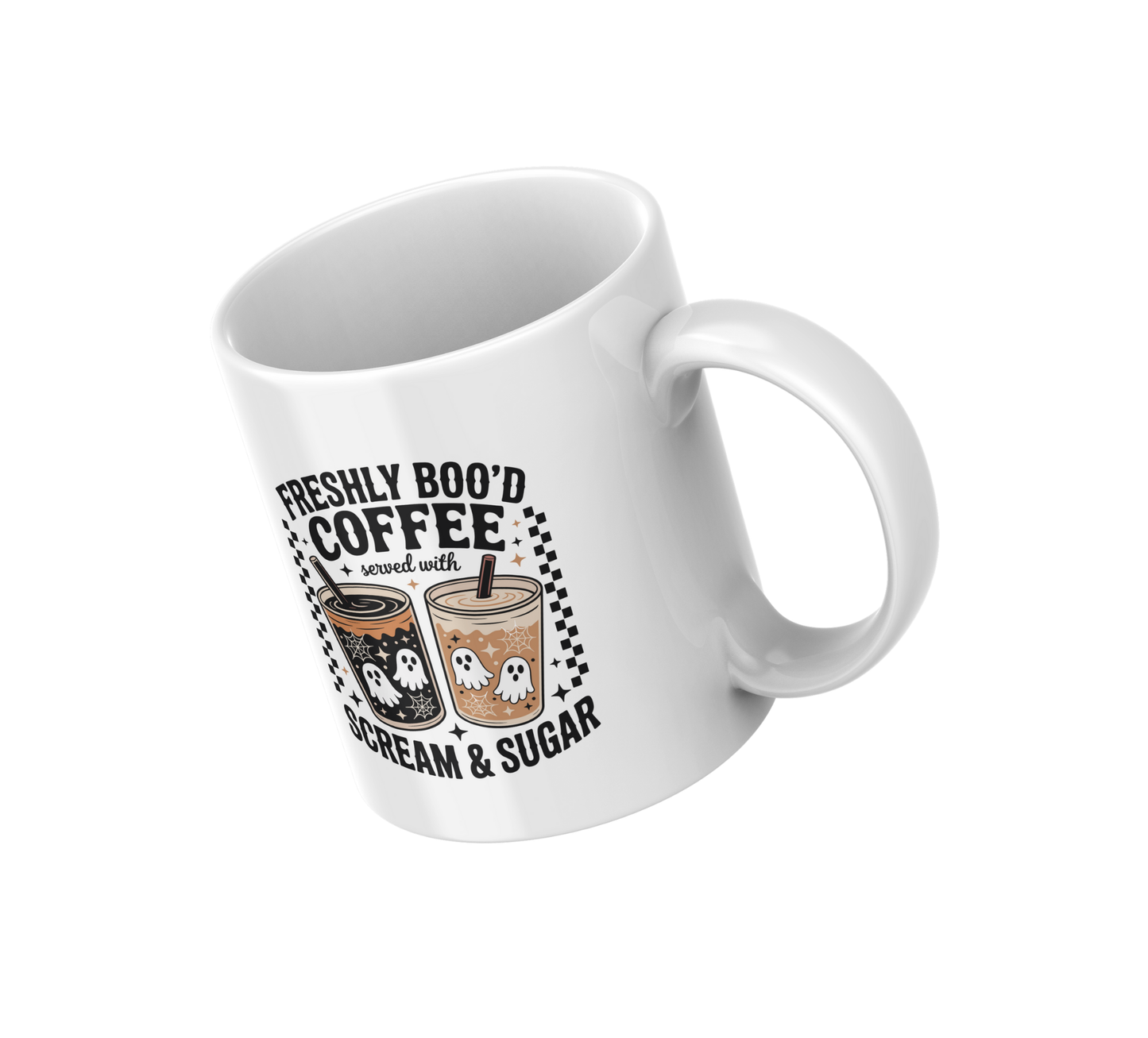 Freshly Boo’d Coffee Mug – Scream & Sugar Edition