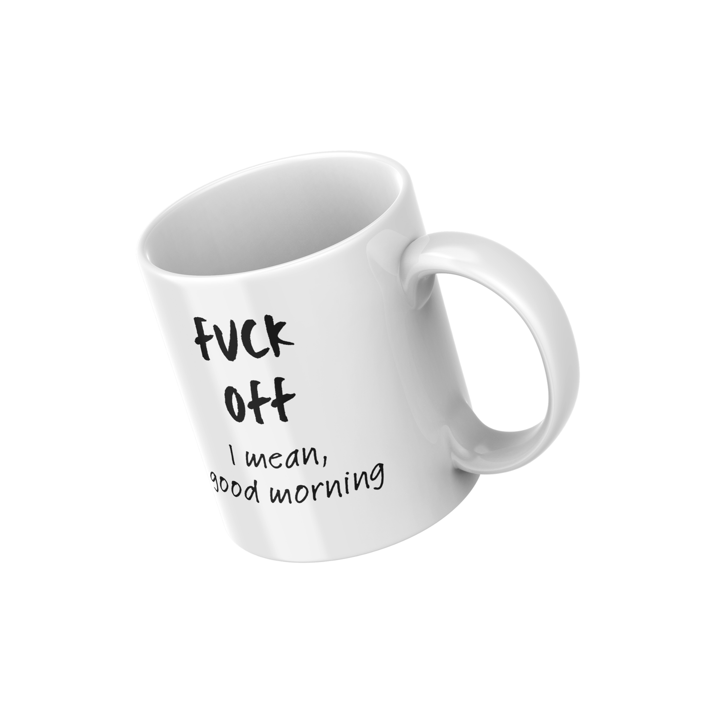 Funny Morning Mug – “F*** Off, I Mean Good Morning” | Sarcastic Coffee Mug for Adults ☕