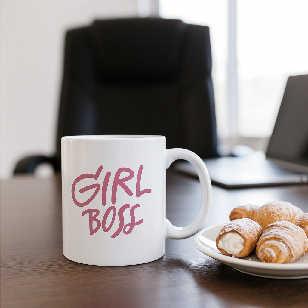 Girl Boss Mug – Empowering Coffee Cup for Entrepreneurs & Dream Chasers💖