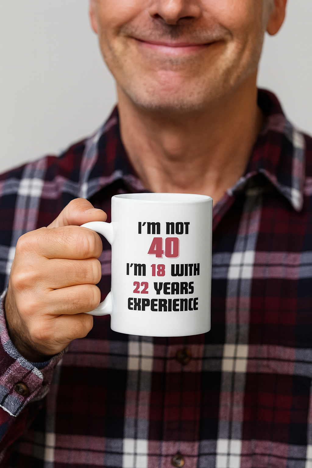 I'm Not 40 Milestone Birthday Mug