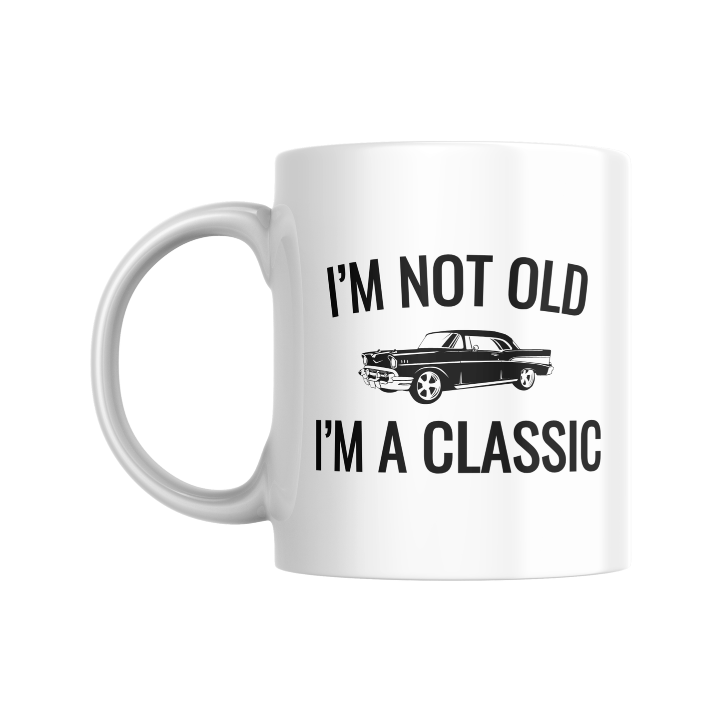 I’m Not Old, I’m a Classic Vintage Car Mug – Funny Gift for Car Lovers & Gearheads