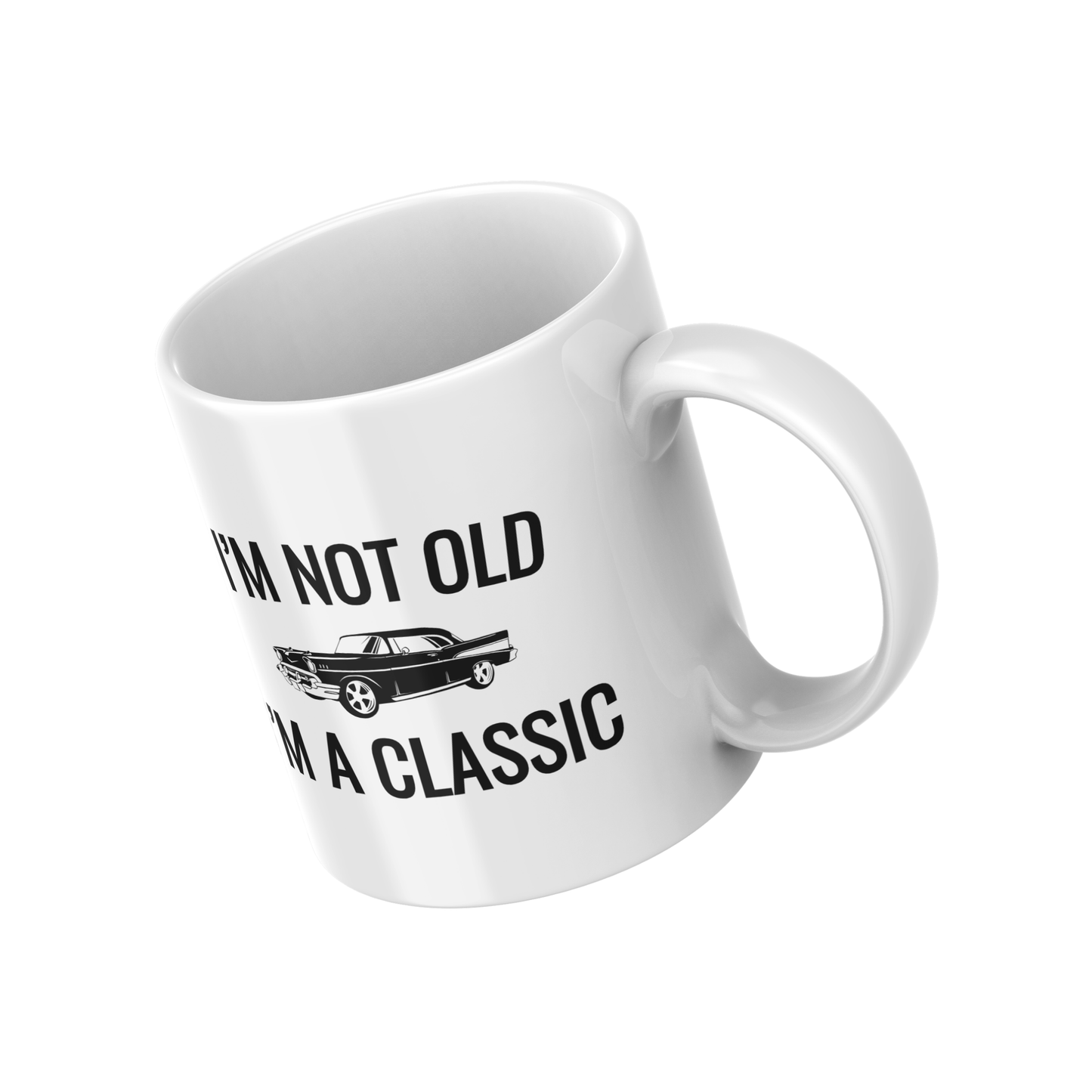 I’m Not Old, I’m a Classic Vintage Car Mug – Funny Gift for Car Lovers & Gearheads