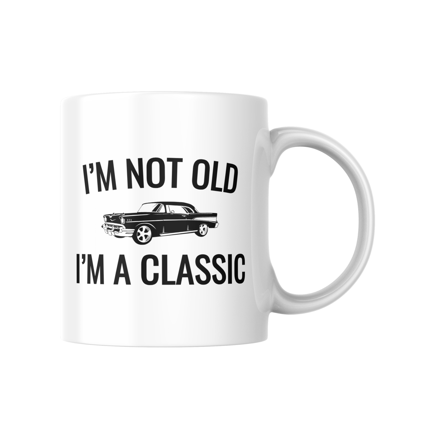 I’m Not Old, I’m a Classic Vintage Car Mug – Funny Gift for Car Lovers & Gearheads