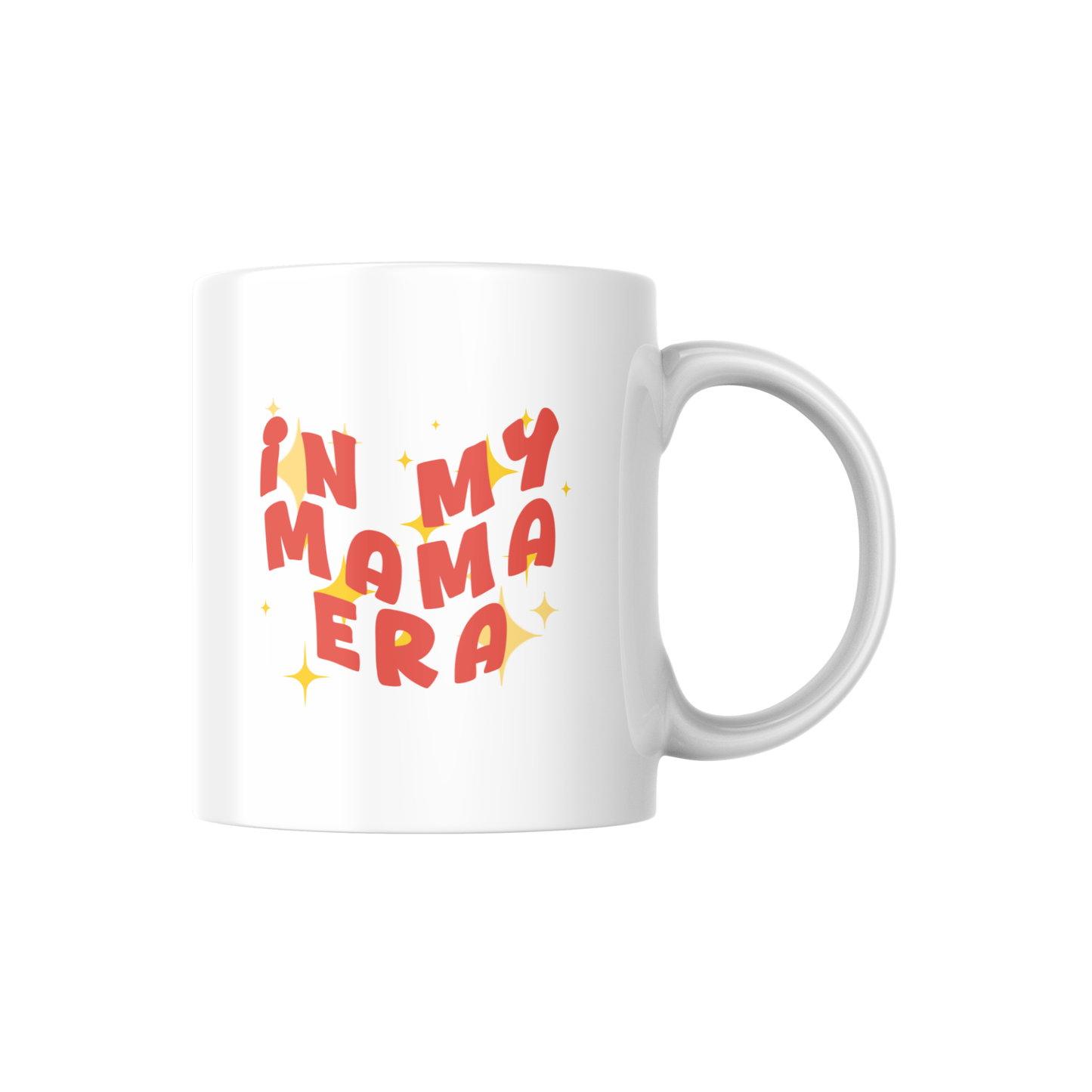 In My Mama Era Mug – Retro Groovy Coffee Cup for Moms & Motherhood Gifts