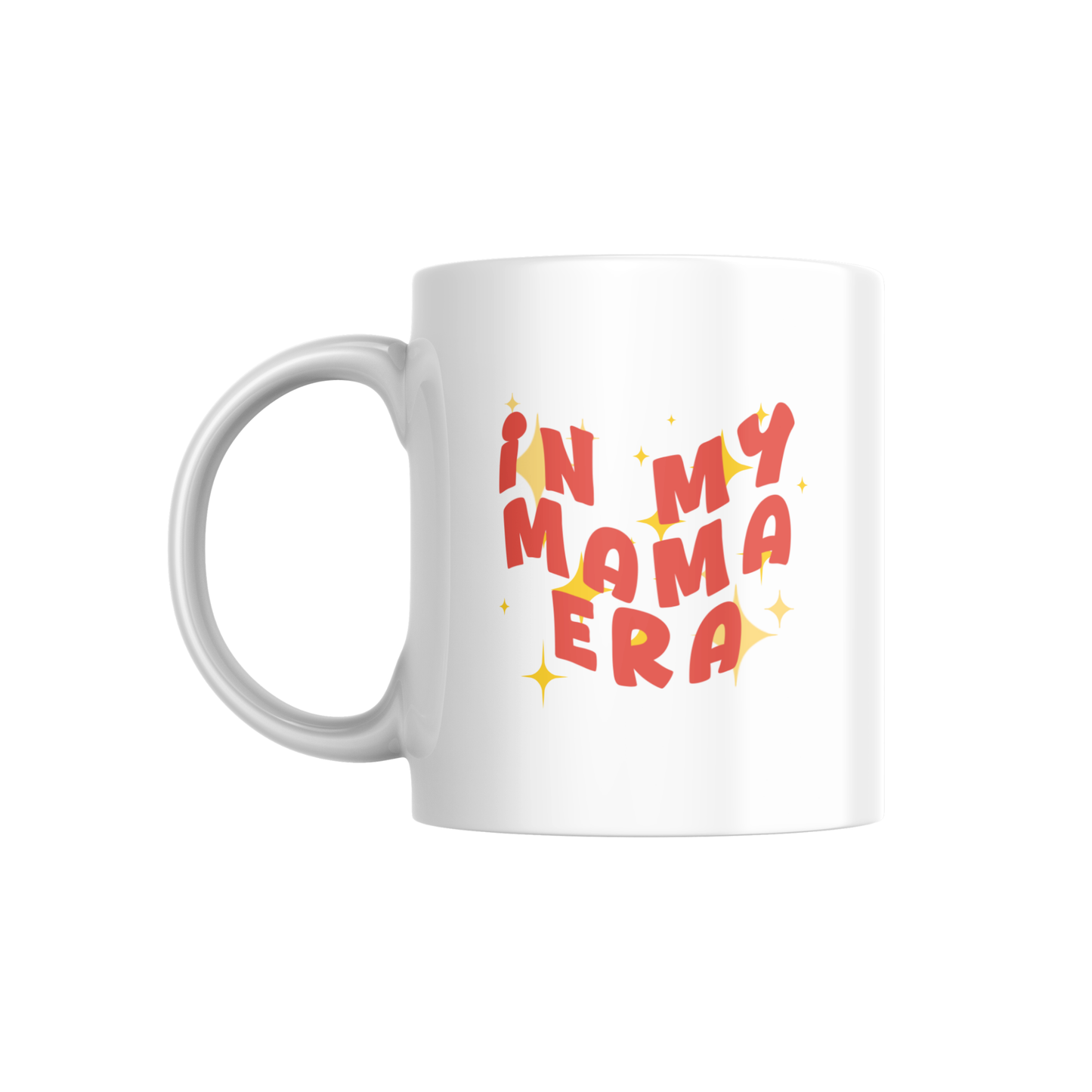 In My Mama Era Mug – Retro Groovy Coffee Cup for Moms & Motherhood Gifts