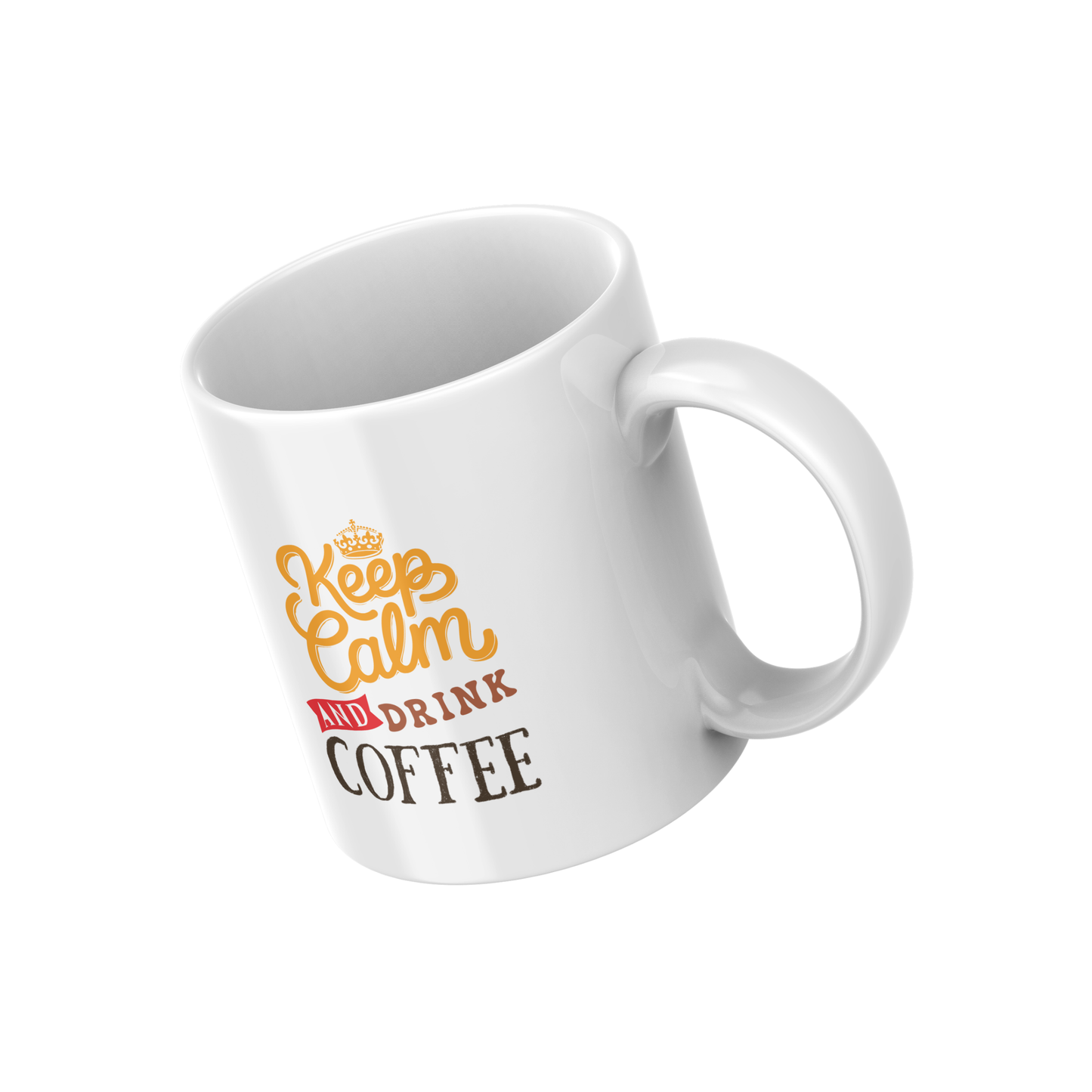 Keep Calm and Drink Coffee – Funny Motivational Ceramic Mug ☕