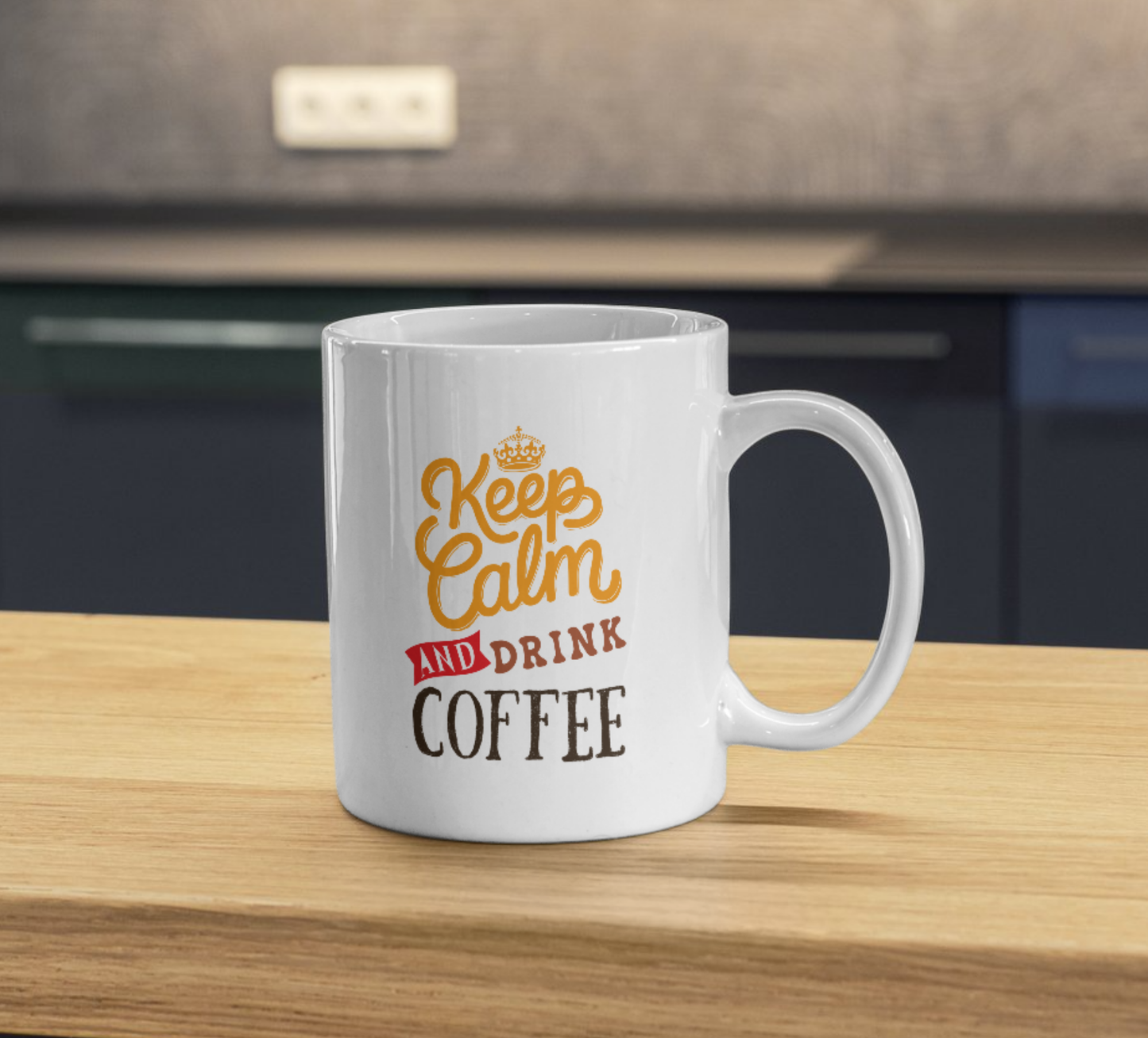 Keep Calm and Drink Coffee – Funny Motivational Ceramic Mug ☕
