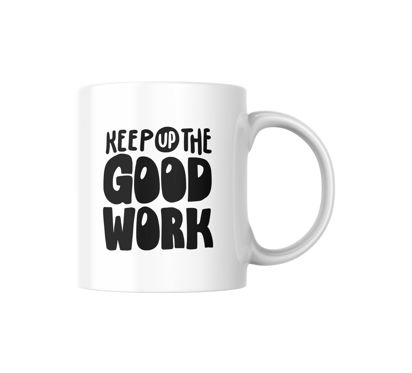 Keep Up The Good Work Ceramic Mug