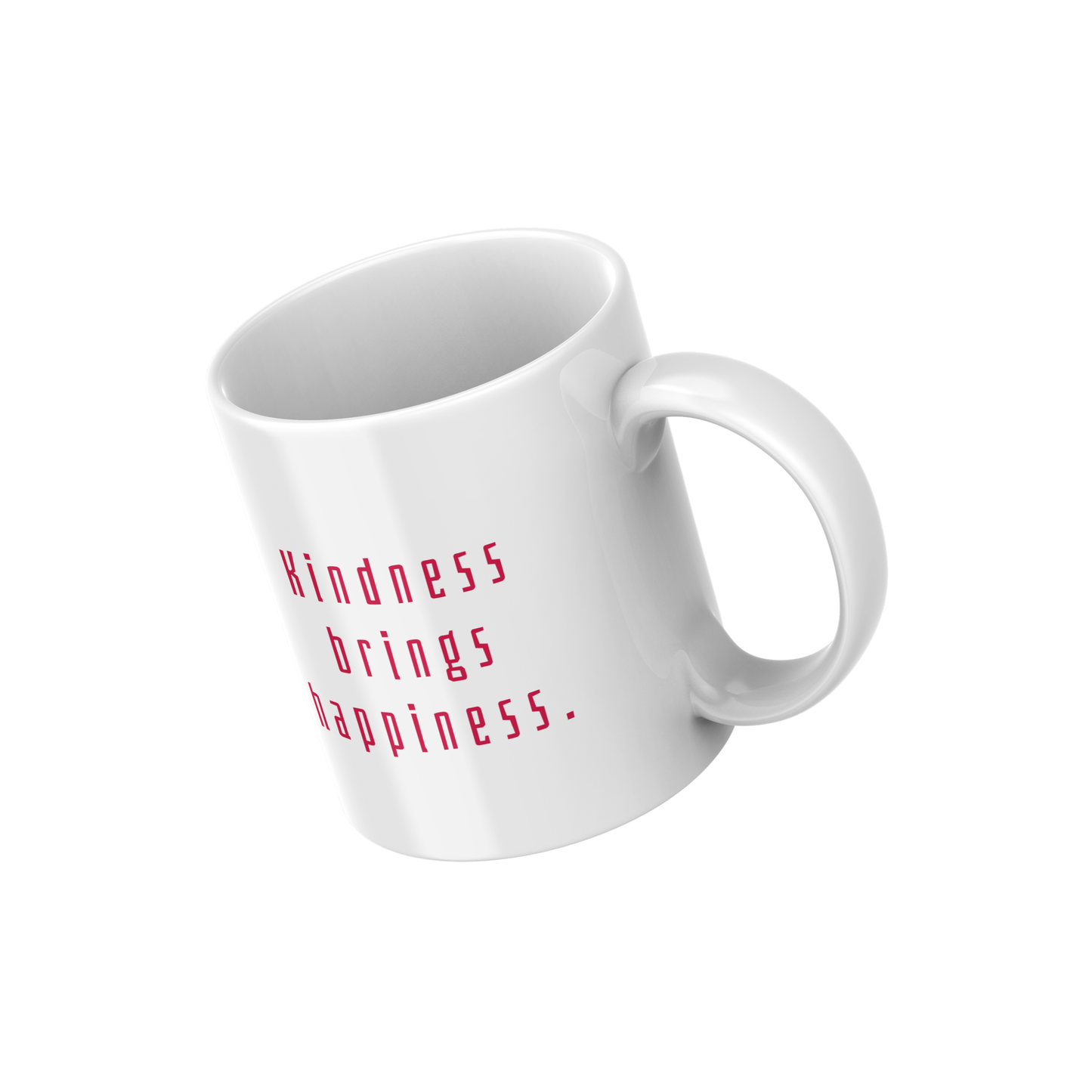 Kindness Brings Happiness Mug ☕ | Inspiring Quote Cup for Daily Positivity 💖