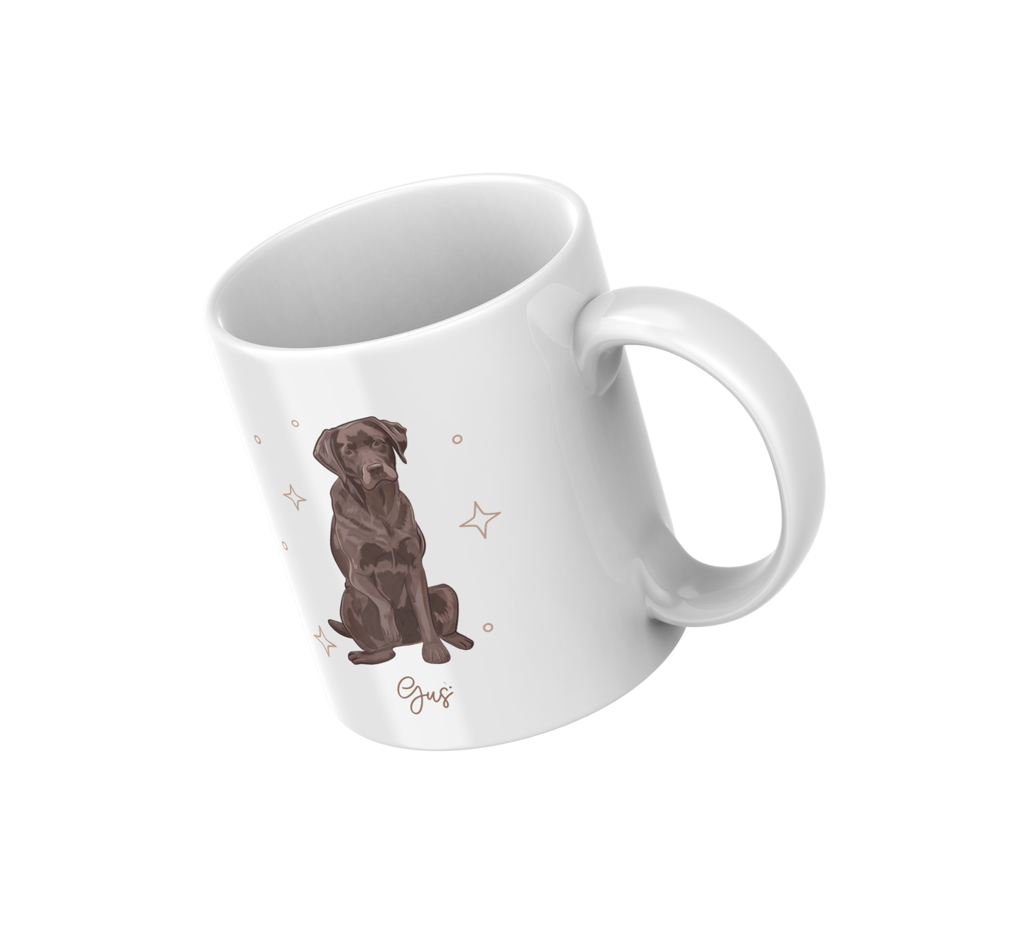 Personalizable Labrador Retriever Coffee Mug, and/or Coaster: Custom Dog Lover Gift