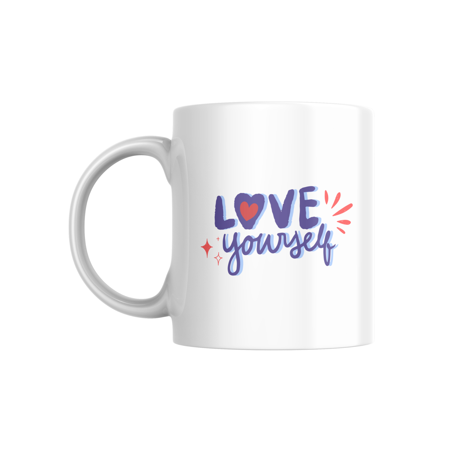 Love Yourself – Self-Love & Empowerment Ceramic Mug 💜