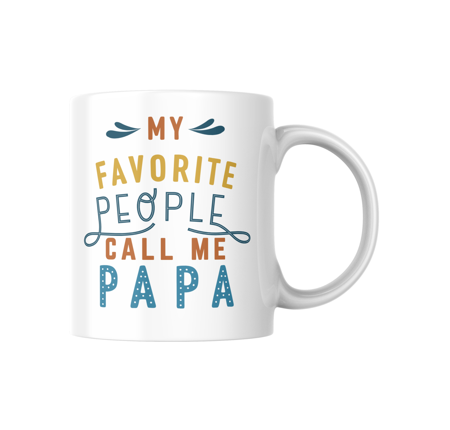 My Favorite People Call Me Papa, or Mama 12oz Ceramic Mugs