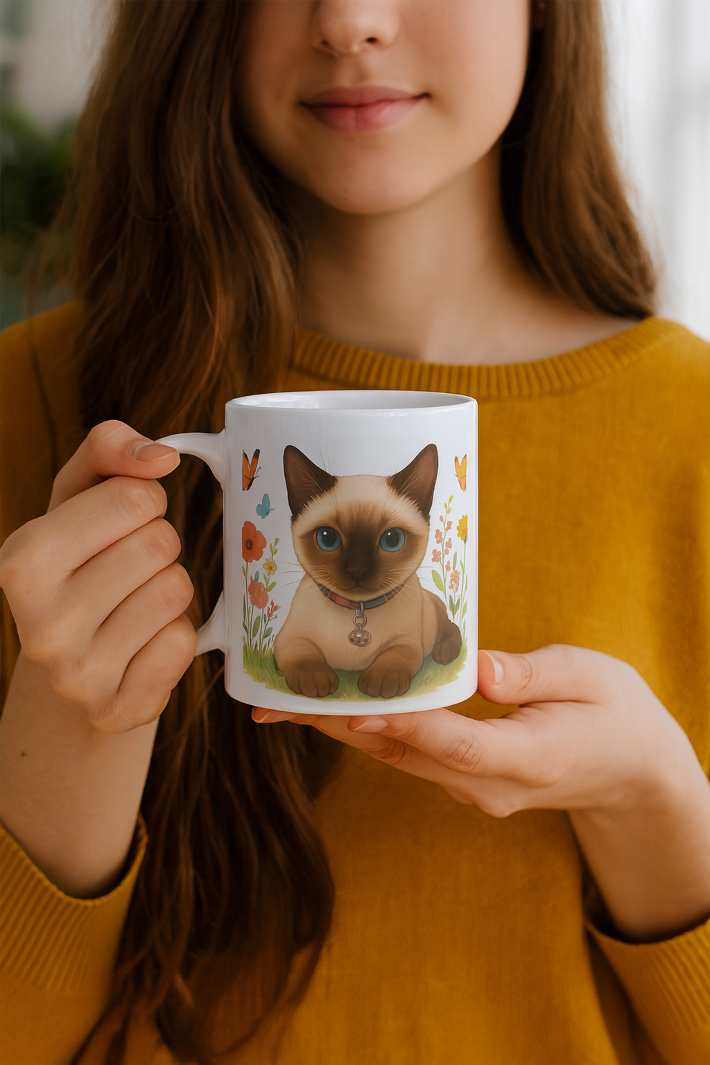 Custom Anime-ied With Name Mug, and/or Coaster