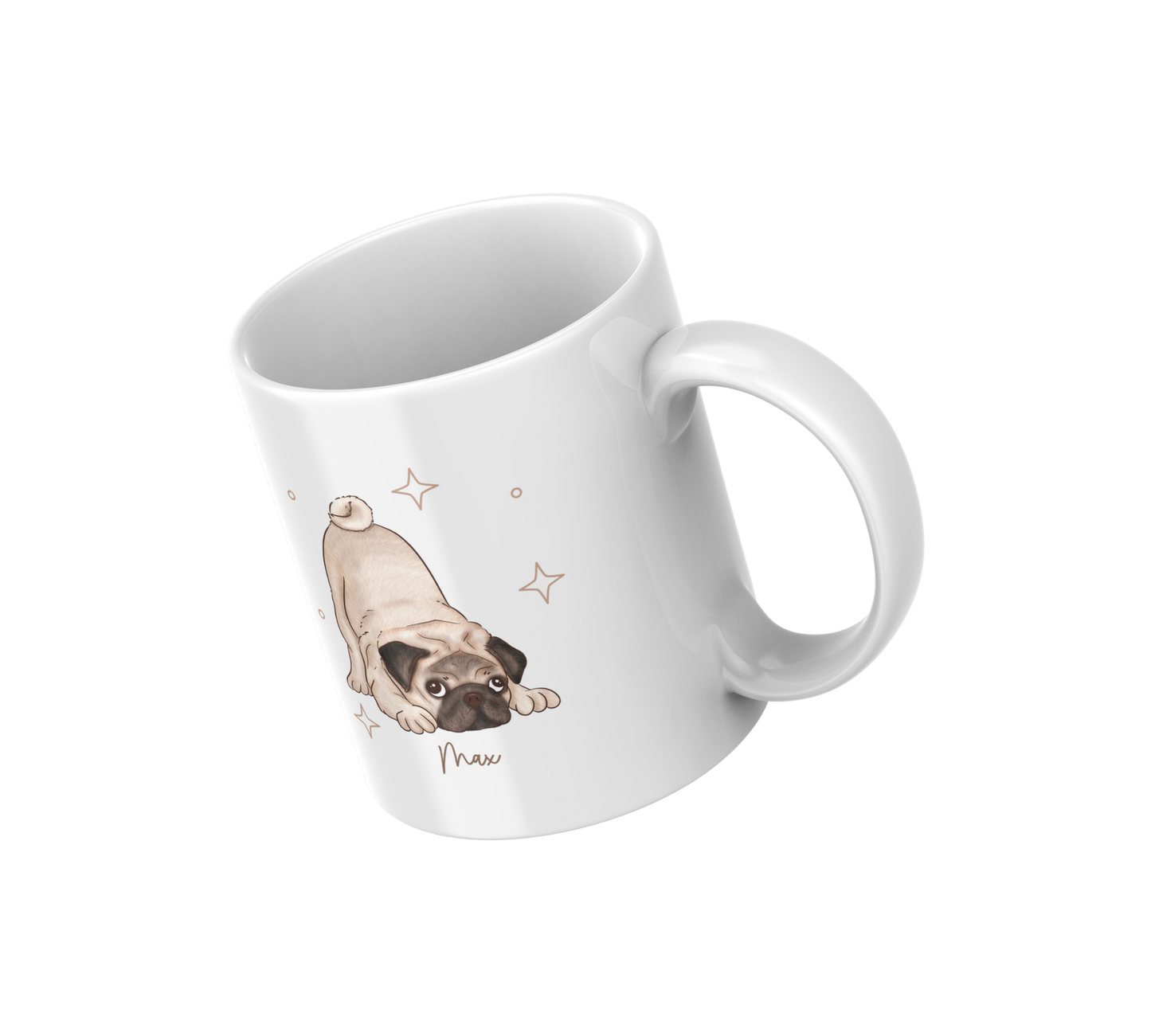 Personalizable Beagle Coffee Mug, and/or Coaster: Custom Dog Lover Gift