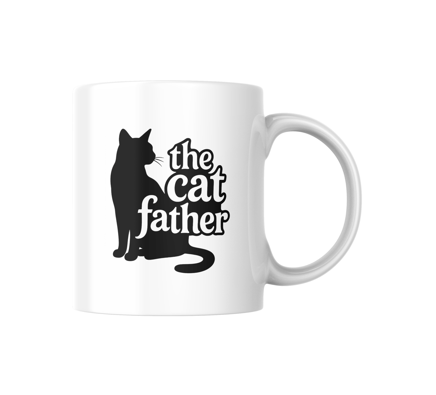 The Cat Father Mug – Funny Cat Lover Coffee Cup